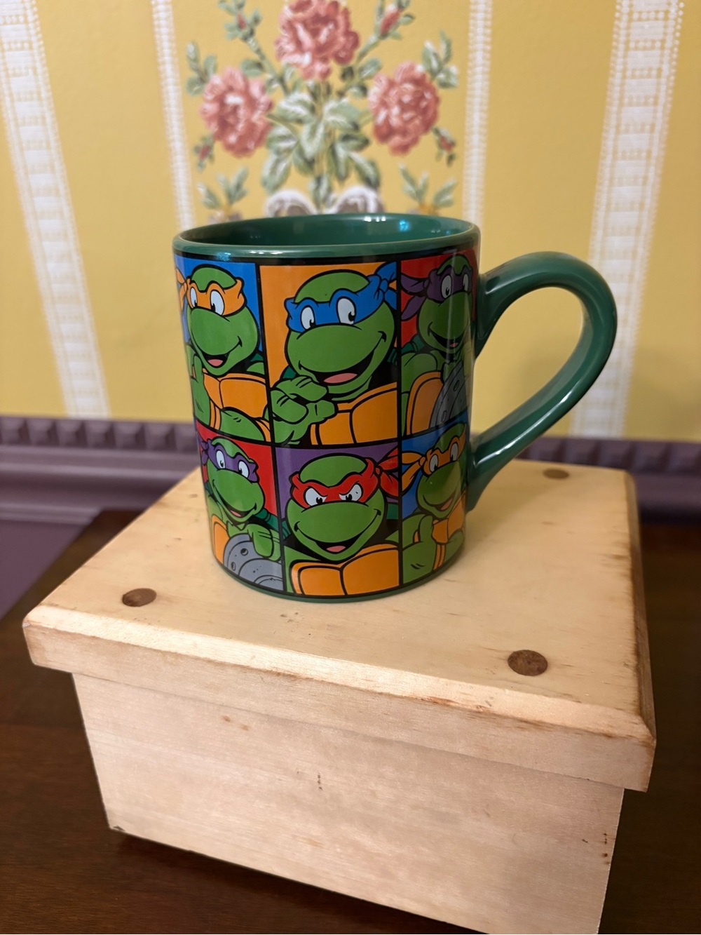 Teenage Mutant Ninja Turtles Green Ceramic Character Mug